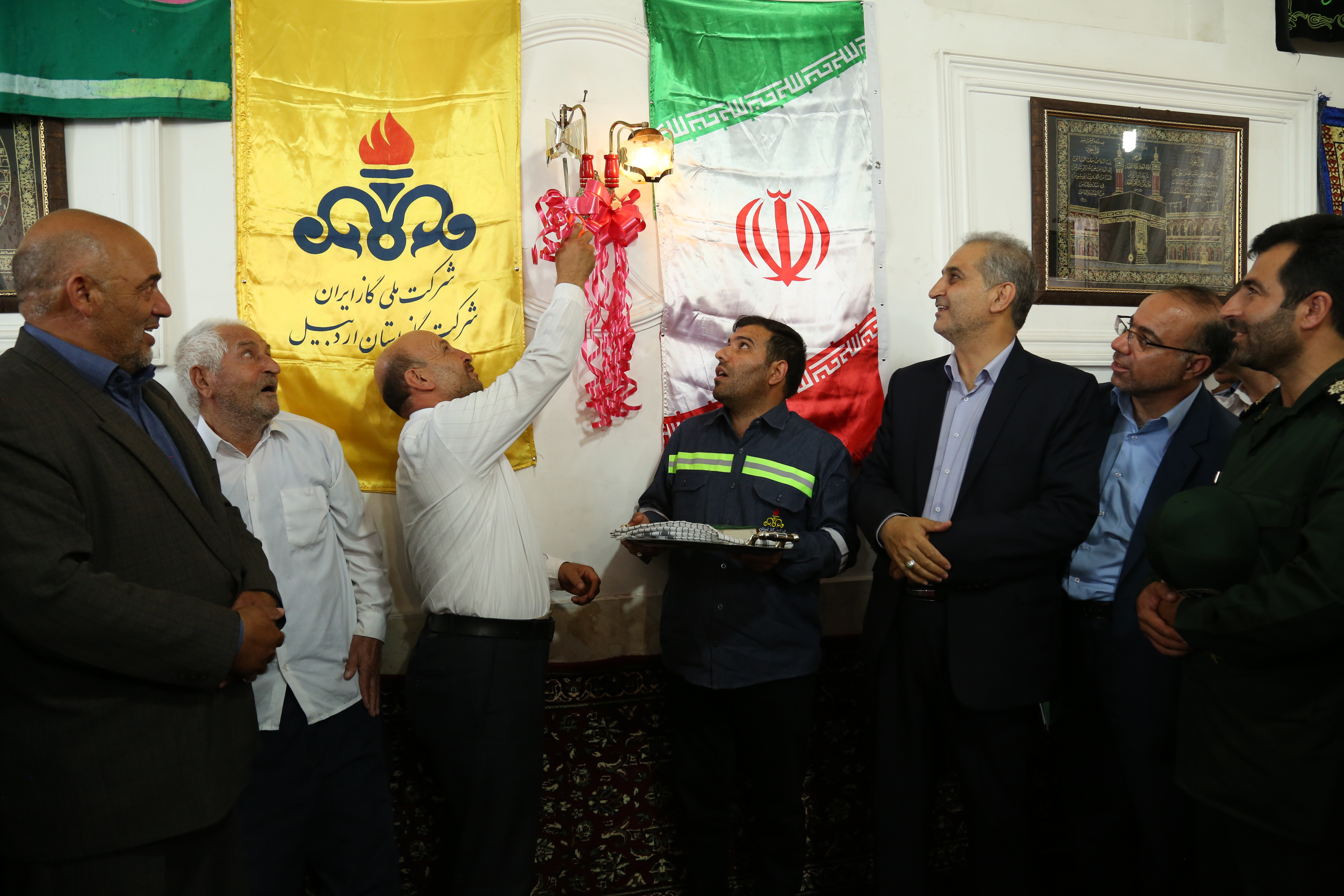 گازرسانی به روستای سیاوش کندی از توابع شهرستان گرمی استان اردبیل
