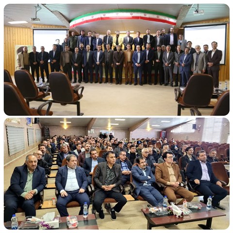 ديدار نوروزي مديرعامل شركت گاز استان اردبيل با كاركنان